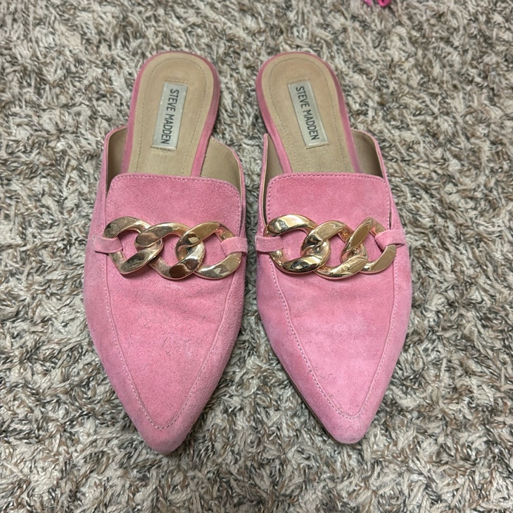 Steve Madden Pink Loafers
